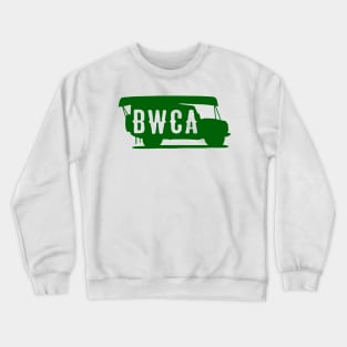 BWCA Canoe on Truck Crewneck Sweatshirt